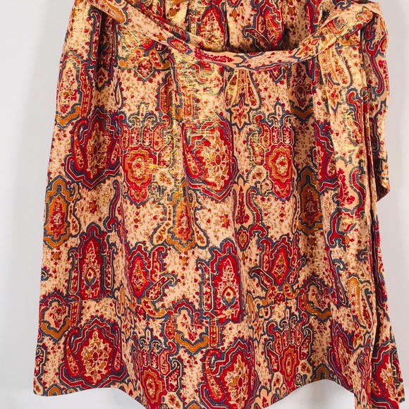 Marc Jacobs Dress Red Gold Fit flare HOLIDAY 2 - Picture 3 of 8